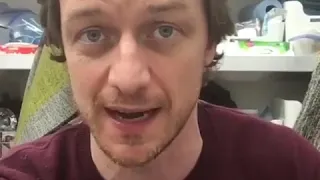 The actor James McAvoy - scammed online