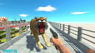 FPS Avatar with all weapons to save his wife - Animal Revolt Battle Simulator