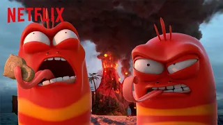 Red's Angriest Moments 😡 The Larva Island Movie | Netflix After School