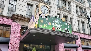 NYC LIVE Exploring Macy's Flower Show 2021 (May 8, 2021)