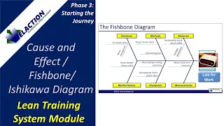 Cause and Effect Diagram - Video #11 of 36. Lean Training System Module (Phase 3)