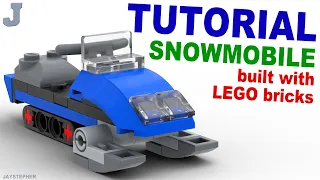 How To Build A Snowmobile With LEGO Bricks Tutorial