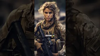 Countries of the world as soldiers part 2! ( Female edition ) #shorts