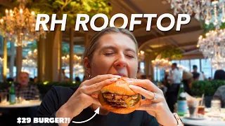 Gourmet Restaurant in a Furniture Store!? | RH Rooftop NYC