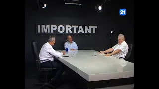 Stanislav Pavlovschi și Iurie Mărgineanu la emisiunea IMPORTANT