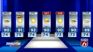 News 6 weather forecast for September 20