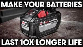 Get The BEST PERFORMANCE From Lithium Ion Batteries & Make Them LAST LONGER!