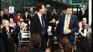 Nick Clegg leaves on microphone but can't 'bloody disagree'