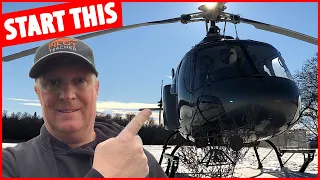 How To Start A Turbine Helicopter Engine - Close Up