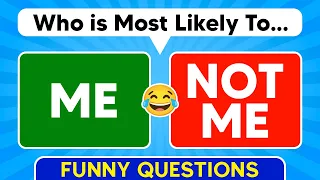 Who’s Most Likely To…? (FUNNY Question) 😂 #funny #challenge