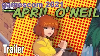 Teenage Mutant Ninja Turtles: Shredder's Revenge - April O'Neil Reveal gamescom 2021 [HD 1080P]