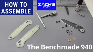 How to Assemble The Benchmade 940 Osborne