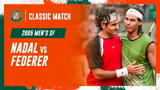 Nadal vs Federer 2005 Men's semi-final | Roland-Garros Classic Match