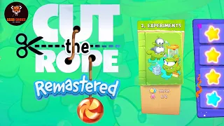 Cut the Rope Remastered: EXPERIMENTS , Blue Stars , Apple Arcade Amazing