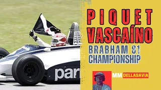 Nelson Piquet dá uma Volta com Brabham e Exibe Bandeira do Vasco