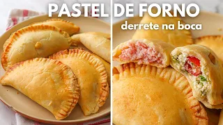 PASTEL DE FORNO QUE DERRETE NA BOCA SUPER RECHEADO | Day Flaubert