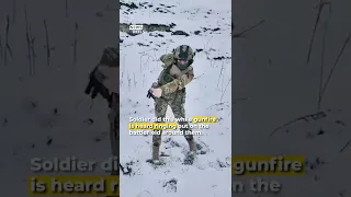 Ukrainian Soldier Does ‘Pikachu Dance’ While Gunfire Rings Out #newsreels