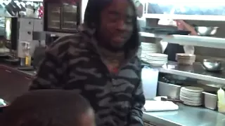 Wale and J. Cole freestyle waiting for food at Denny's