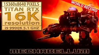 Mechabellum gameplay in 16K video resolution | 15360 x 8640 pixels | Titan RTX | 16K gaming | 16K