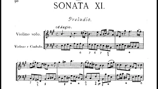 A. Corelli - Violin Sonata Op. 5 no. 11 in E major - Score