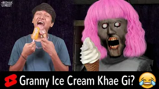 Granny Ice Cream Nahi Kha Sakti 😂 HORROR GAME GRANNY 2 : GRANNY COMEDY || MOHAK MEET #Shorts