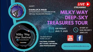 Milky Way Star Festival: Deep Sky Treasures Tour – 11 Aug. 2023