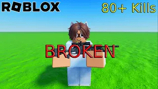 How I Got A 80 KILLSTREAK in a BROKEN Item Asylum Server In Roblox! #roblox