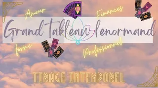 🧭🌞 GRAND TABLEAU LENORMAND 🧿🪬pour votre mois à venir #larosedesventsguidance #tiragecarte #guidance