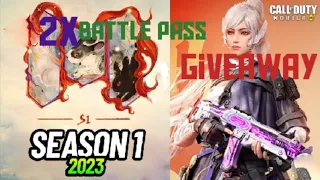 Call of duty mobile season 1 2X battle pass giveaway