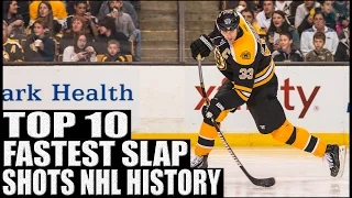 Top 10 Fastest Slap Shots in NHL History