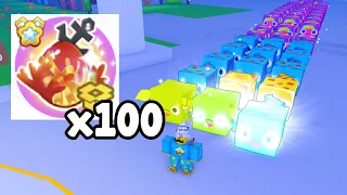 I Opened 100 Huge Machine Egg 2 And Hatched These Pets! - Pet Simulator X Roblox