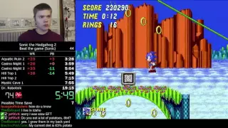 (17:52) Sonic the Hedgehog 2 (Sonic) speedrun