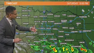 DFW weather: Weekend rain forecast and timeline
