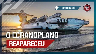 O ECRANOPLANO LUN reapareceu em uma praia na Rússia.