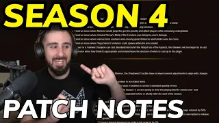 Season 4 Patch Notes & News Roundup