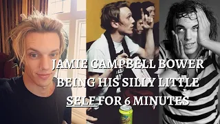 Jamie Campbell Bower being his silly little self for 6 minutes straight