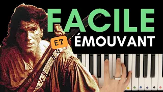 Une thème de piano SIMPLE pour impressionner tes amis - Le dernier des Mohicans