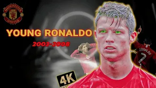 Young Ronaldo BEST 4K EDIT | After dark X Sweater weather | Goals-Skills-Celebrations