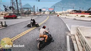 GTA RP | CAP GETS INTO A VERY BAD MOTORCYCLE ACCIDENT? 🤣 *KINDA BUT VERY FUNNY* SANCTIONED RP