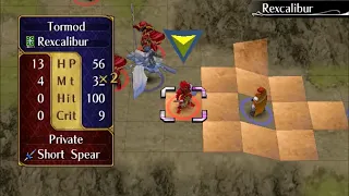 Fire Emblem Path of Radiance S rank tome battle animations