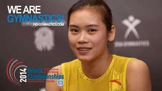 LIU Lingling (CHN) - 2014 Trampoline Worlds, Daytona Beach (USA)  - Qualifications Women