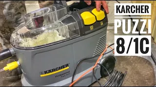 Моющий пылесос Karcher Puzzi 8/1C. Химчистка автомобиля