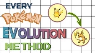 Every Pokémon Evolution Method Ever (Gens 1-7)