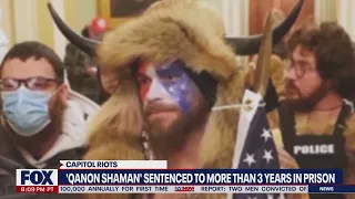 'QAnon Shaman' Jacob Chansley sentenced to 41 months in prison over Jan. 6 Capitol riot