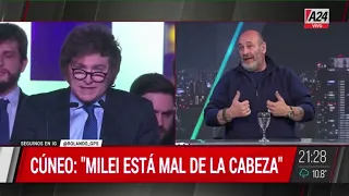 #GPS | Santiago CÚNEO: "MILEI escucha un TIRO y se ORINA"