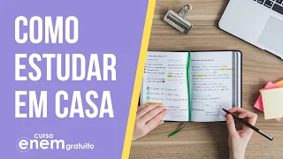 COMO ESTUDAR EM CASA (PASSO A PASSO) | DICAS PARA CRIAR UMA ROTINA DE ESTUDOS