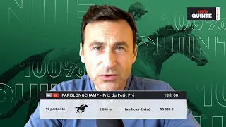 100% Quinté – Pronostics du Jeudi 6 juillet : Prix du Petit Pré sur l’hippodrome de ParisLongchamp