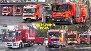 [EINSATZFAHRTEN FEUERWEHR KÖLN] - Berufs- & Freiwillige Feuerwehr auf Alarmfahrt -