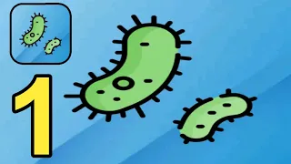 Bacteria - Gameplay Walkthrough Part 1 Intro,Tutorial ( Android,iOS )