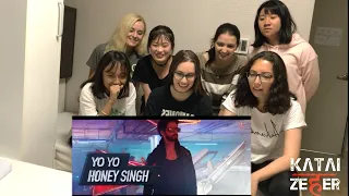 Girls Reaction on Yo yo honey Singh song ! KATAI ZEHER REACTION